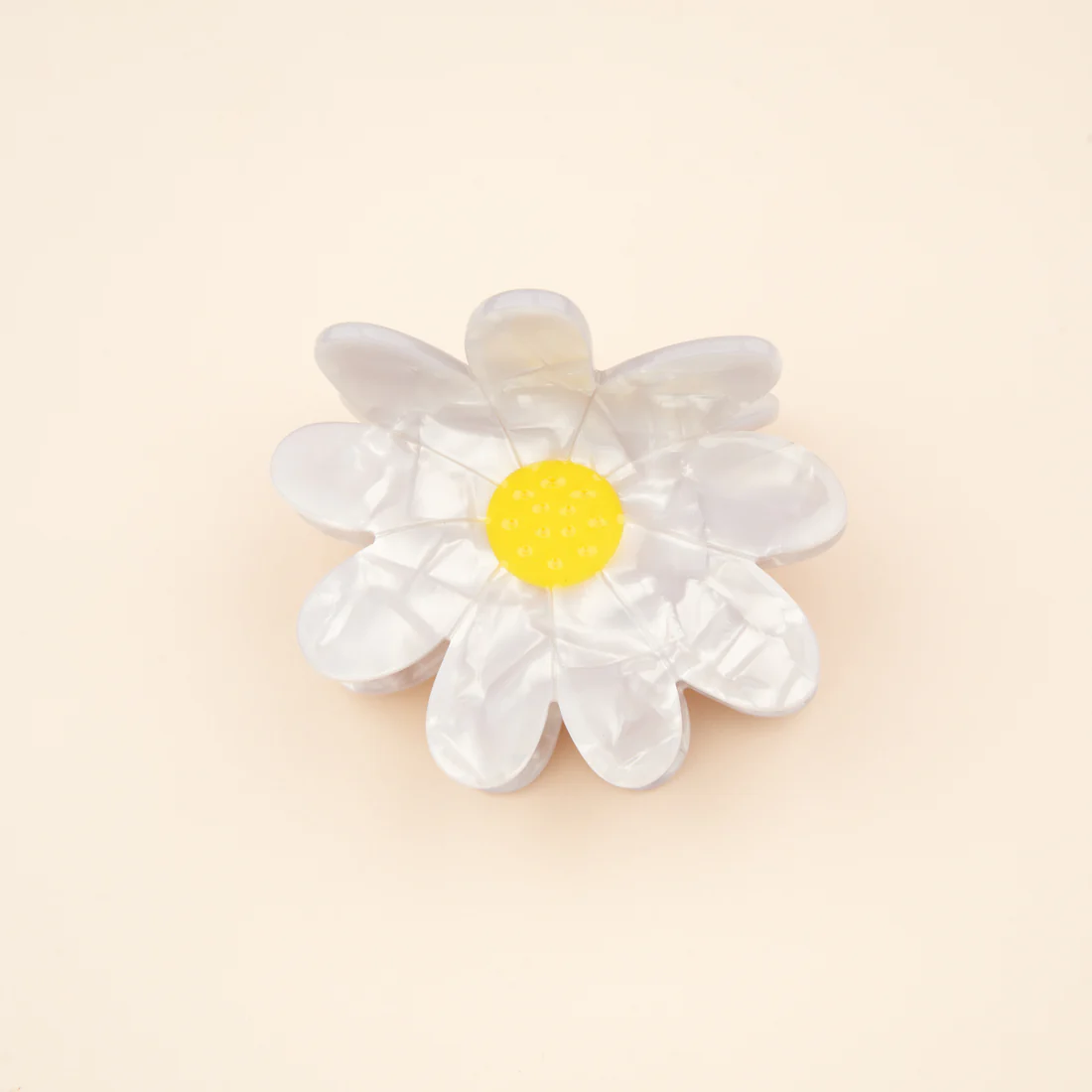 Grande pince cheveux Marguerite Coucou Suzette en acétate – Étoiles en portage