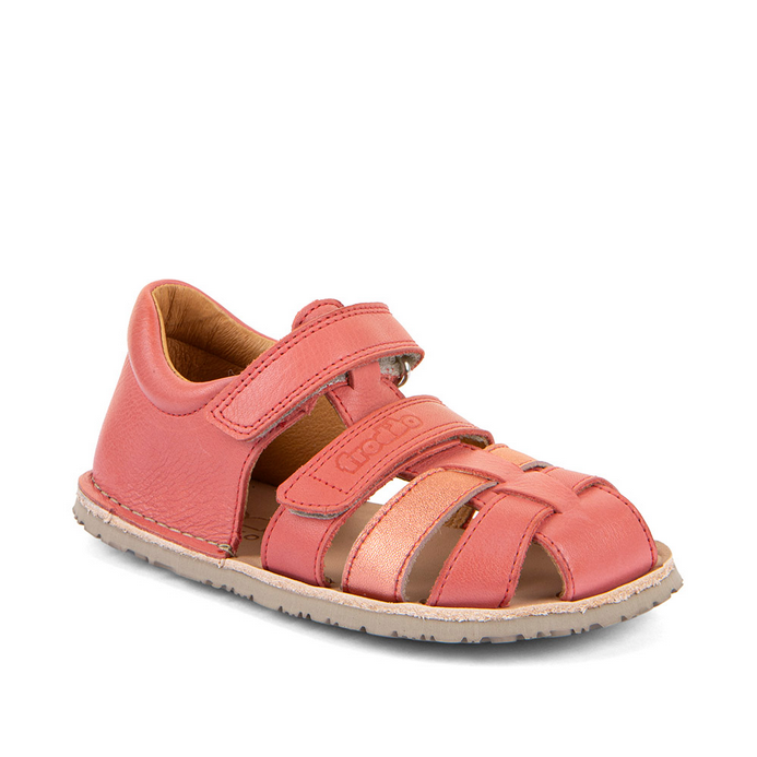 Sandales Barefoot Froddo FlexyF Coral - Etoiles en portage Genève
