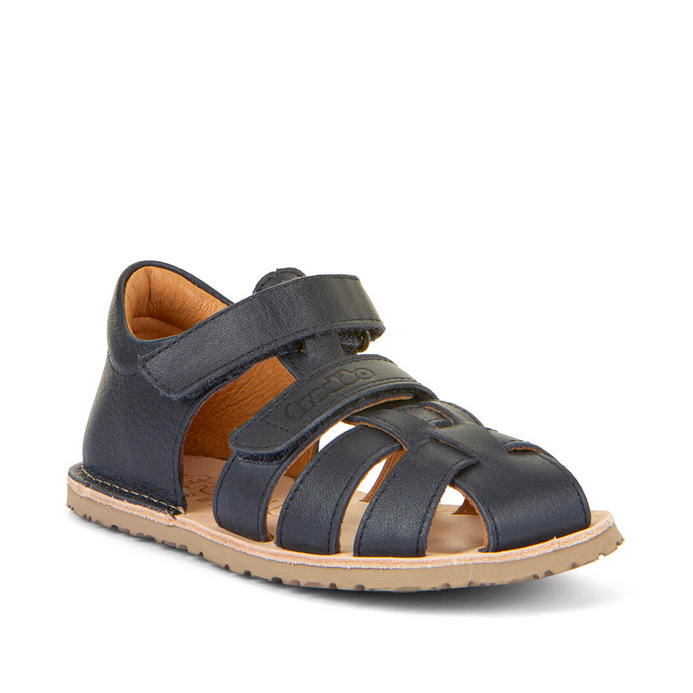 Sandales Barefoot Froddo FlexyF Dark Blue - Etoiles en portage, Boutique à Genève