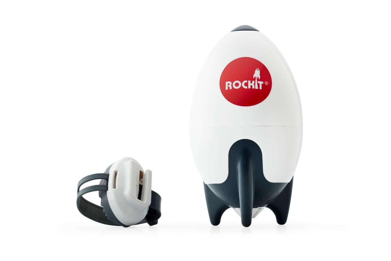 Rockit Rocker balancer automatique pour poussette et bandeau bébé, aide au sommeil, vibrations, mouvement naturel de la marche - Disponible chez Etoiles en portage à Genève, Livraison en Suisse