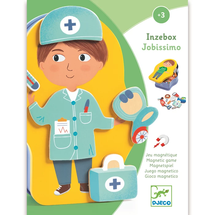 Magnetbox Jobissimo DJECO | Jeu magnétique créatif dès 3 ans - Etoiles en portage