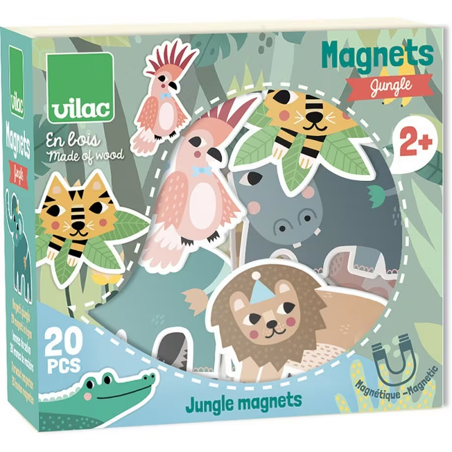 Magnets en bois VILAC Jungle - Etoiles en portage