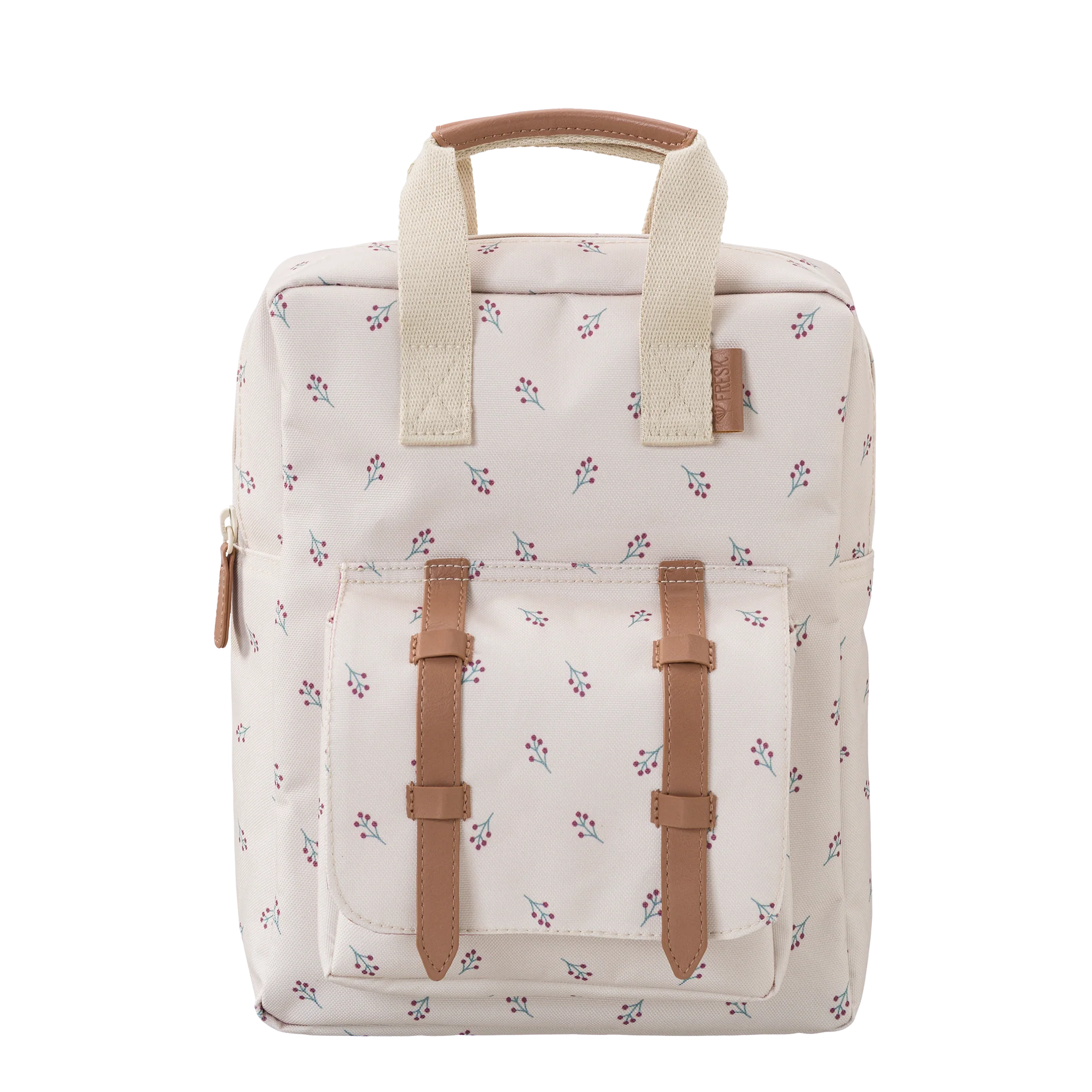 Sac à dos enfant FRESK Berries en polyester recyclé. Léger, déperlant et idéal pour la crèche, la maternelle et les sorties. Livraison Suisse - Etoiles en portage