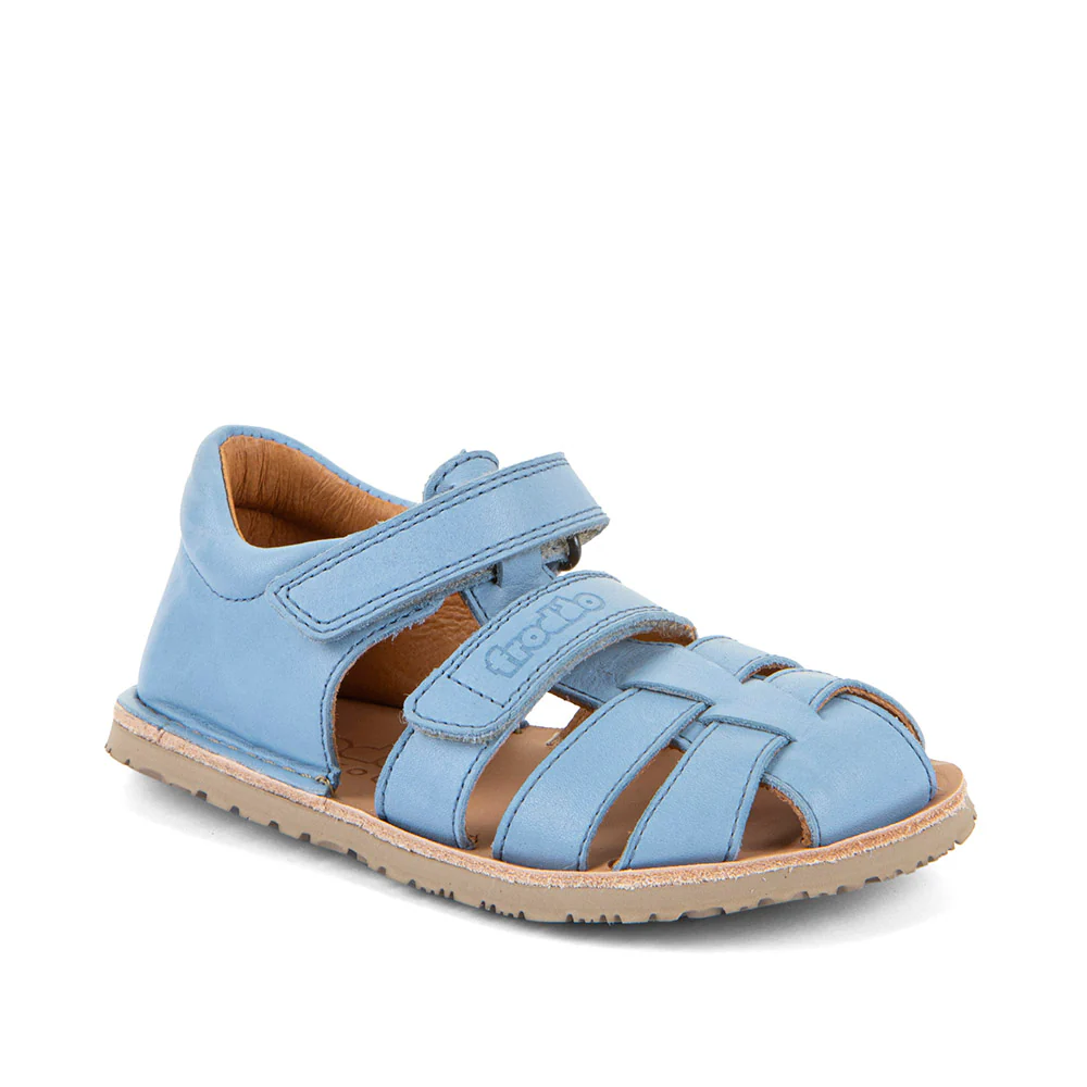 Les Sandales Barefoot Froddo FlexyF Denim : souples, légères et confortables. Idéales pour accompagner votre enfant au quotidien avec liberté - Etoiles en portage