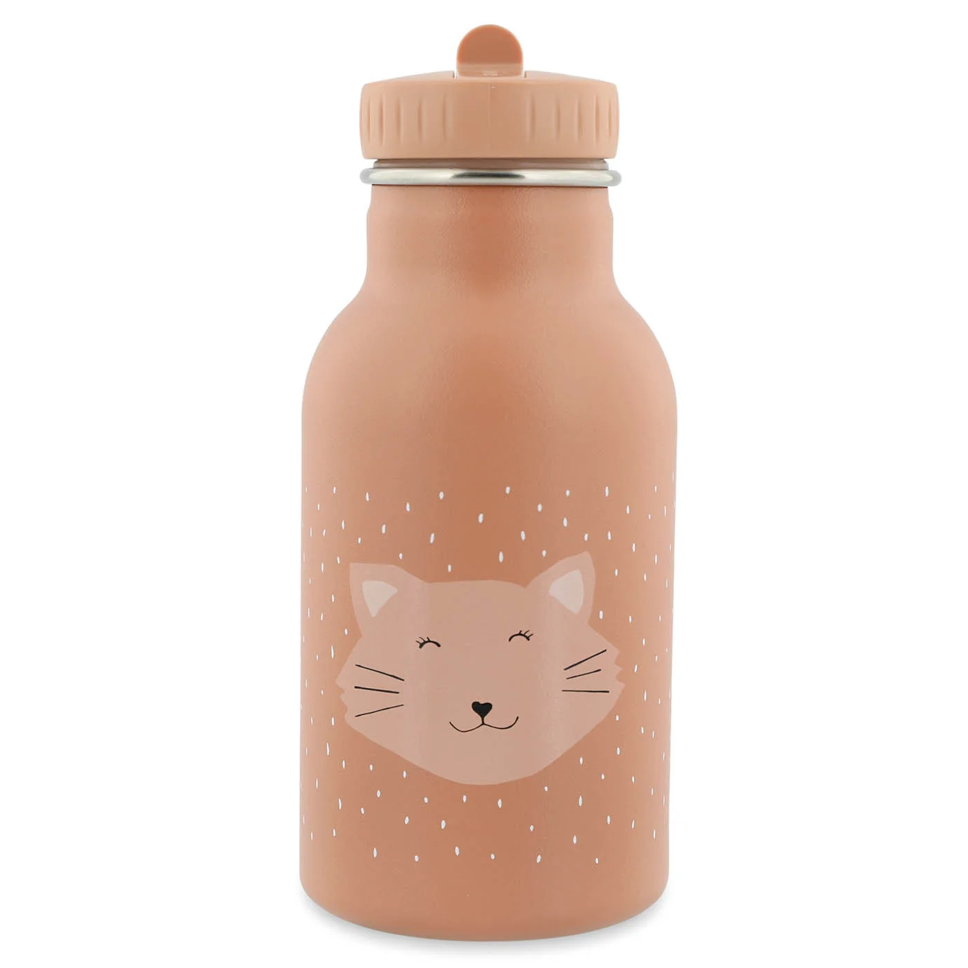 Gourde isotherme 350 ml TRIXIE Mrs Cat : boissons fraîches jusqu'à 24h et chaudes jusqu'à 12h. Étanche, légère et parfaite pour l'école - Etoiles en portage