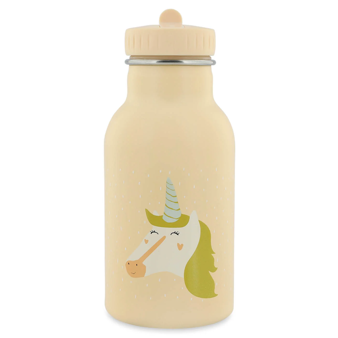 Gourde isotherme 350 ml TRIXIE Mrs Unicorn boissons fraîches 24 h et chaudes 12 h. Étanche, légère et idéale pour accompagner les enfants - Etoiles en portage