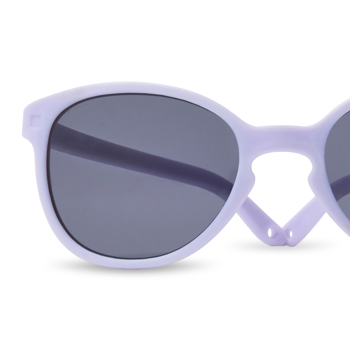 Lunettes soleil enfant KI ET LA Wazz Lavande protègent les yeux de 2 à 7 ans. Monture incassable, UV400 catégorie 3 et verres polarisés - Etoiles en portage