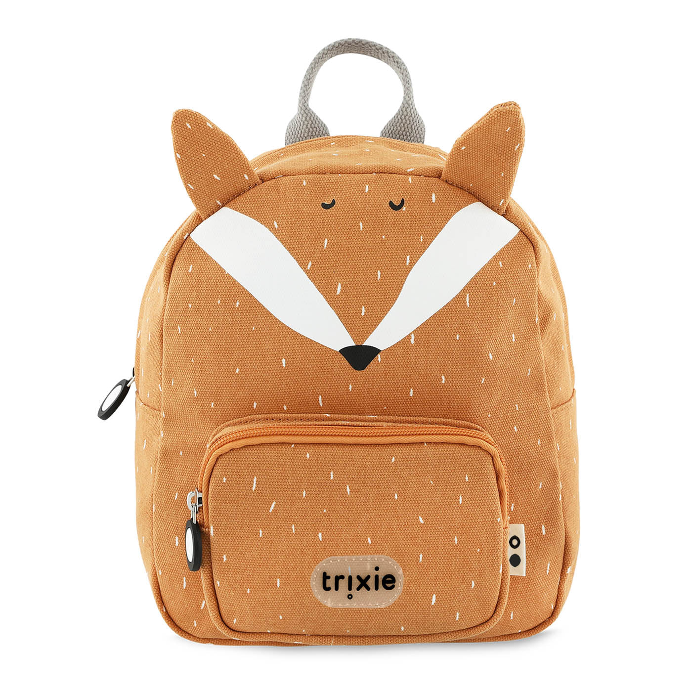 Petit sac à dos TRIXIE Mr Fox dès 2 ans pour la crèche, la maternelle et les sorties. Confortable, pratique et fabriqué avec du coton recyclé - Etoiles en portage