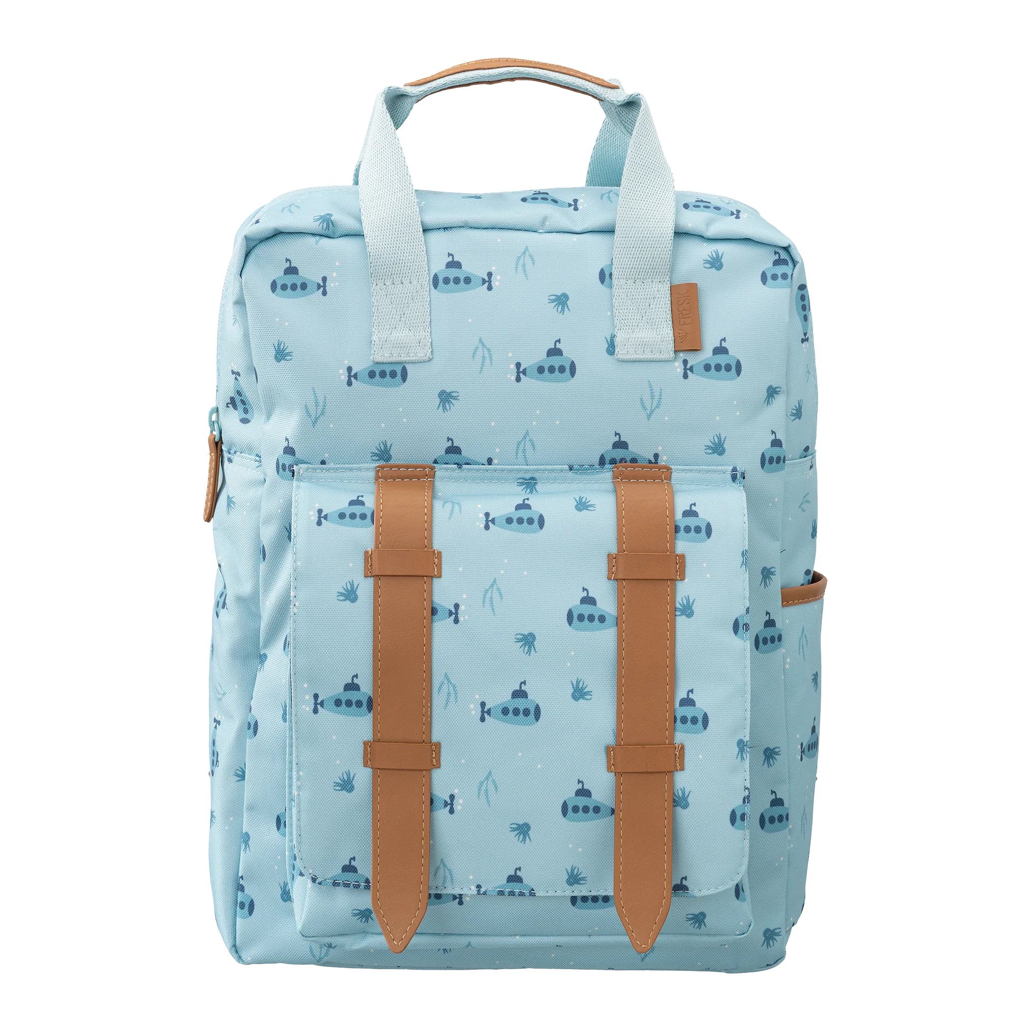 Grand sac à dos enfant FRESK Submarine, léger et résistant, pour accompagner les aventuriers à l’école, à la crèche, au sport ou en balade - Etoiles en portage