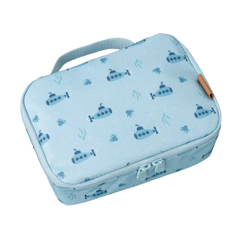 Sac isotherme FRESK Submarine : conçu en matière imperméable en PET recyclé et fermeture éclair. Lunch bag école parfait pour les enfants - Etoiles en portage