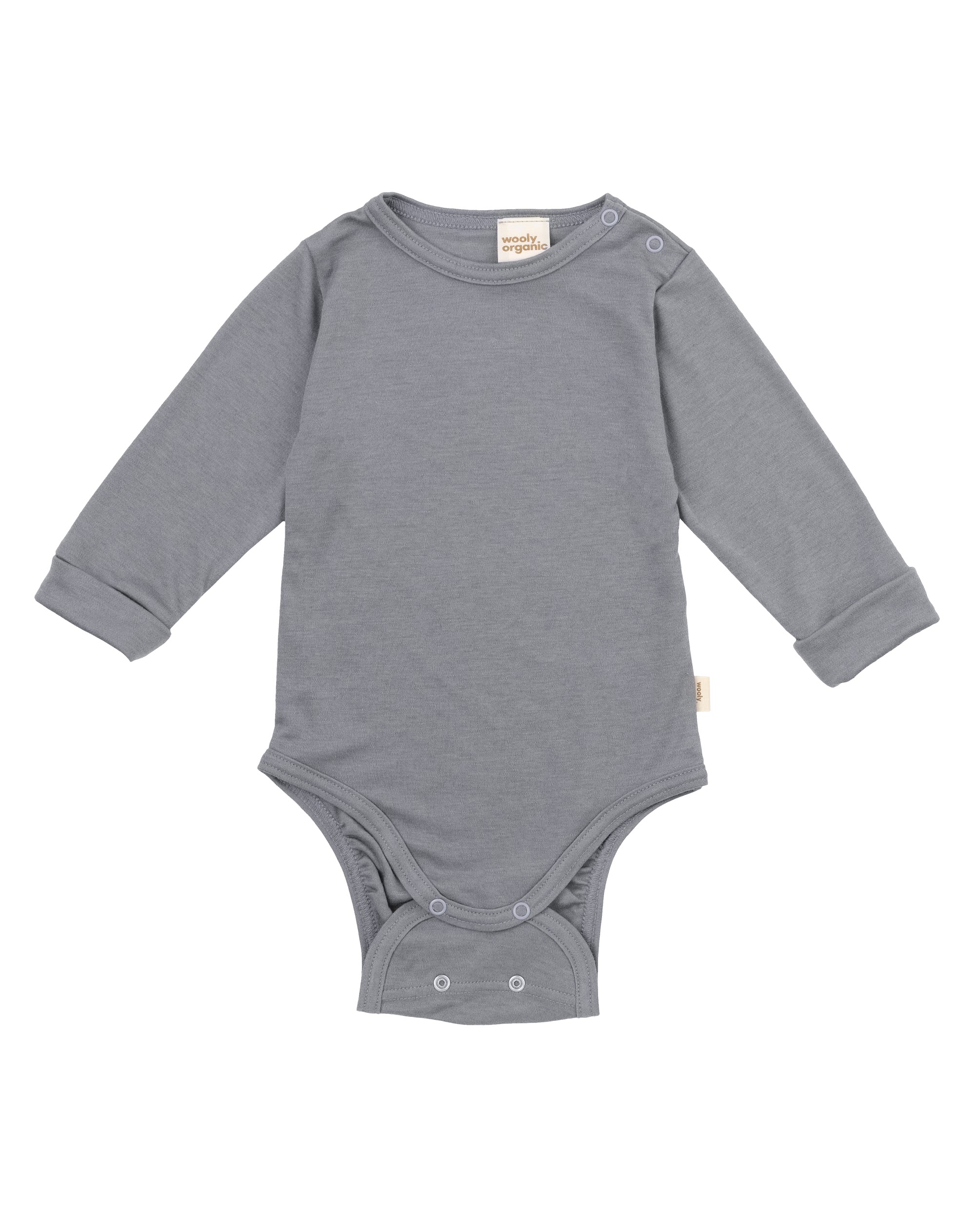Body bébé tencel laine mérinos WOOLY ORGANIC Night Owl : des matières douces, légères et respirantes pour le confort de bébé au quotidien - Etoiles en portage
