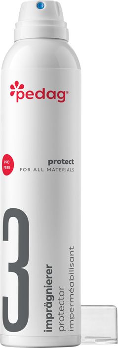 Imperméabilisant chaussures PEDAG : protège chaussures, cuir, suède et textiles contre l'humidité, les taches et la saleté. Spray incolore sans PFC - Etoiles en portage