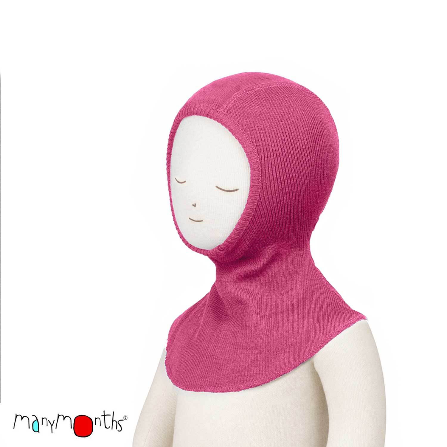 Cagoule évolutive laine mérinos MANYMONTHS : respirante, thermoregulatrice et couvrante, protège bébé du froid, en promenade et en portage - Etoiles en portage