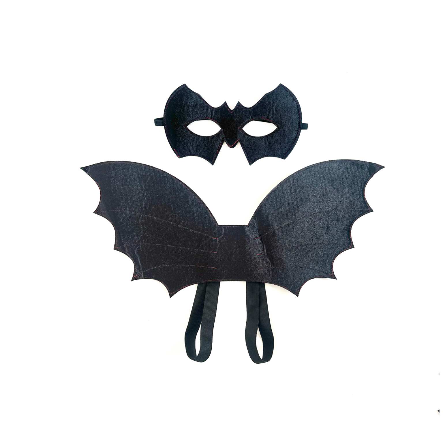 Set chauve-souris RATATAM : ailes noires et masque enfant pour Halloween, le carnaval, la fête de l'Escalade et les jeux d’imagination. Dès 2 ans - Etoiles en portage
